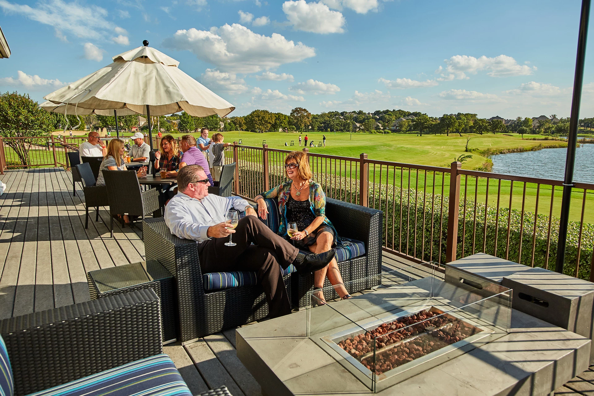 Oakmont Country Club - Members on the patio