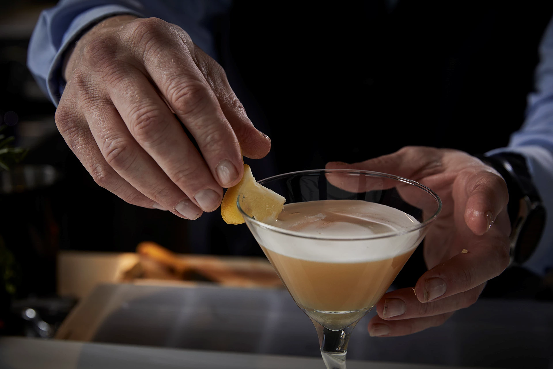 Skyline Club - Indianapolis - Bartender making drinks